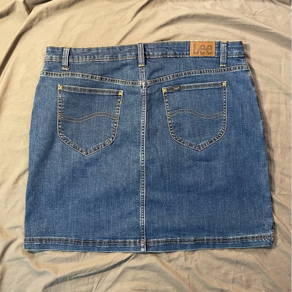 Lee Jeans Denim Mini Skort Size 18 - Picture 2 of 4